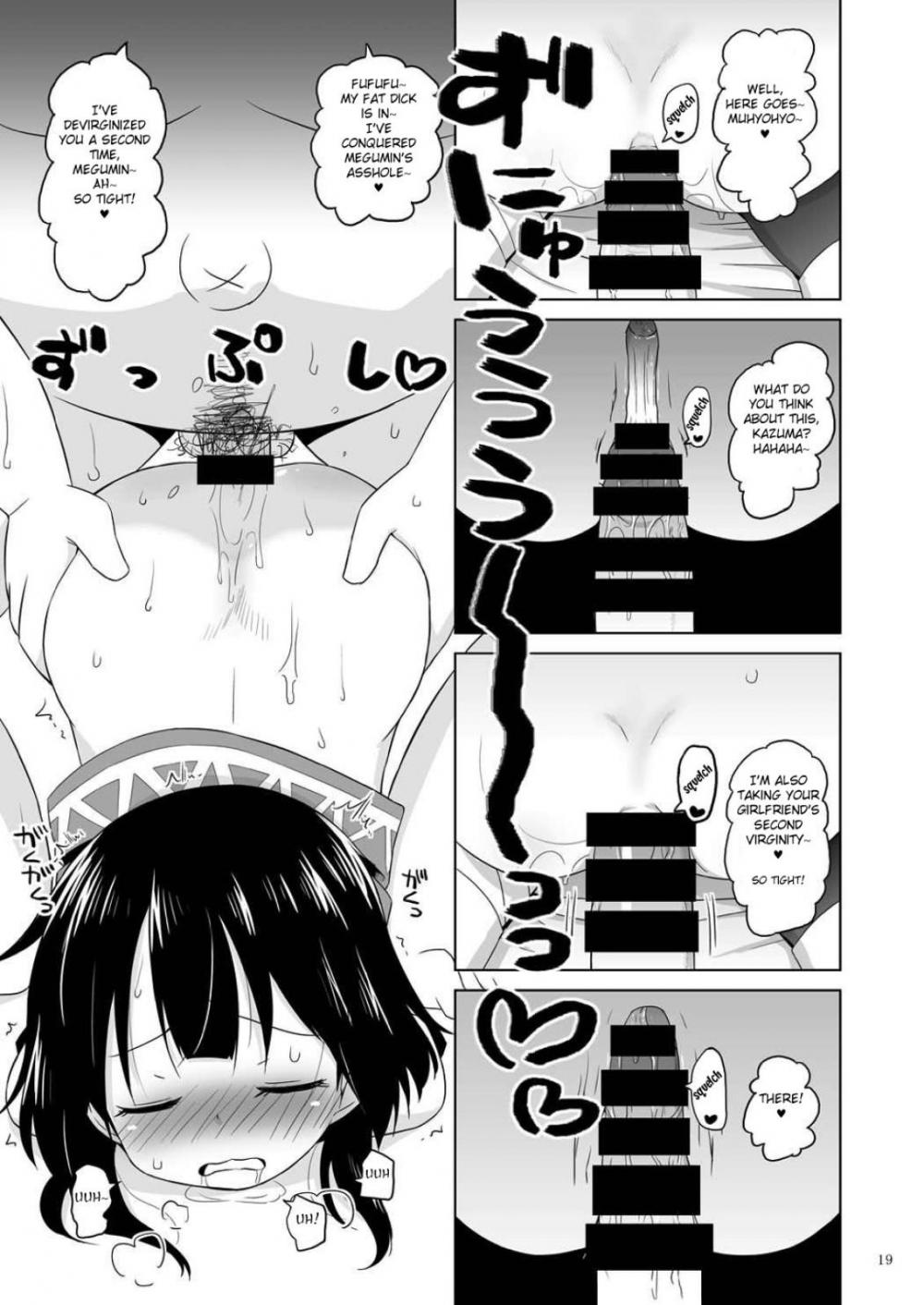 Hentai Manga Comic-To Sleeping Megumin I'm Going To Dufufufufu WW-Read-17
